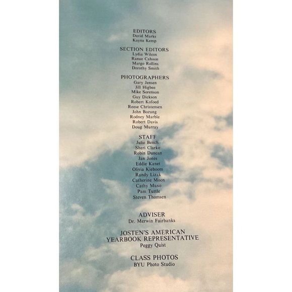 VTG BRIGHAM YOUNG UNIVERSITY YEARBOOK 1977 VOL 63 BANYON NO WRITING HARDCOVER - Picture 2 of 5